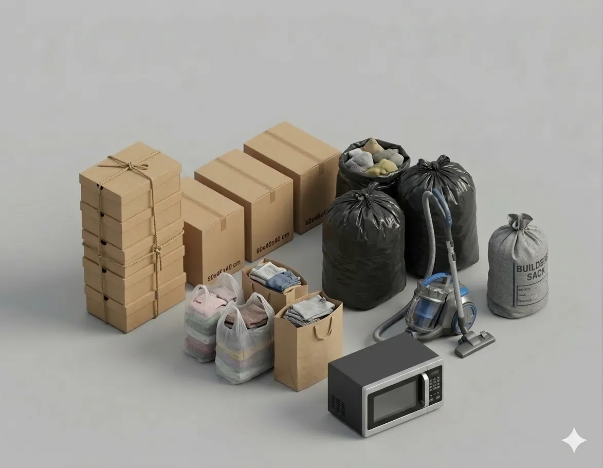 Мешки, коробки